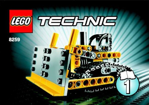 Lego Mini Bulldozer - 8259 (2009) - Mini Bulldozer BI  3001/24 -  8259 - 1/3