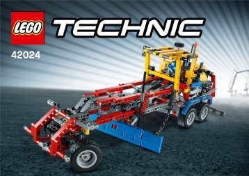Lego Container Truck - 42024 (2014) - Snowmobile 42024 Road Grader 1/4