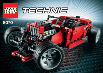 Lego Supercar - 8070 (2011) - Mobile Crane 8070 Roadster 1/3