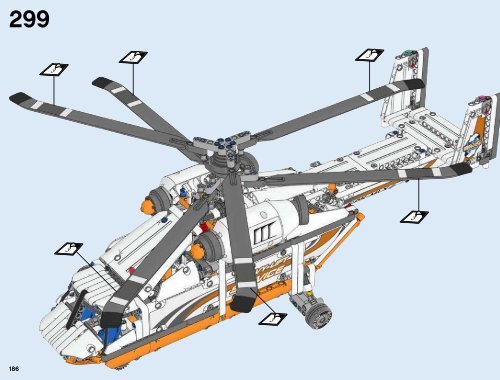 Lego Heavy Lift Helicopter - 42052 (2016) - Heavy Lift Helicopter BI 3019, 192+4/65+200G, 42052 V29/V39