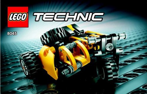 Lego Mini Telehandler 8045 2009 VP Technic BI 3003 28 8045 2 2