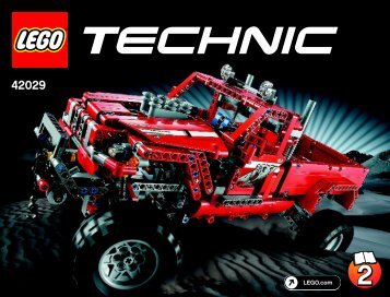 Lego Customized Pick up Truck - 42029 (2014) - Snowmobile BI 3019/80+4*- 42029 V29/39 2/2