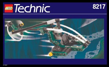 Lego HELICOPTER - 8217 (1998) - Gyrocopter BUILDING INSTR. FOR 8217