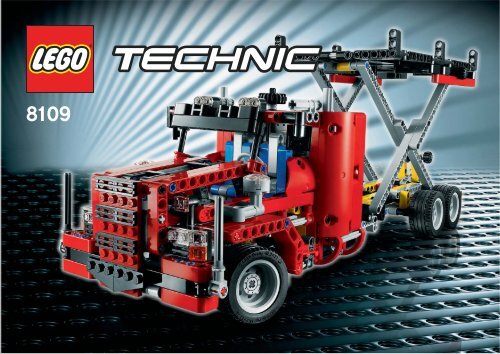Lego Flatbed Truck - 8109 (2011) - Flatbed Truck 8109 Airport Catering  Truck 1/3