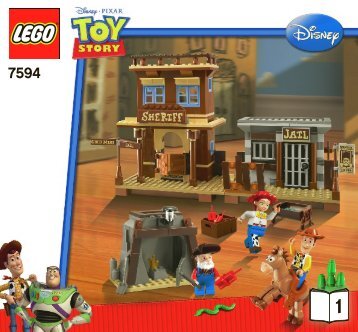 Lego Woody's Roundup! - 7594 (2010) - Woody and Buzz to the Rescue BI 3005/60 - 7594 V 110  1/2
