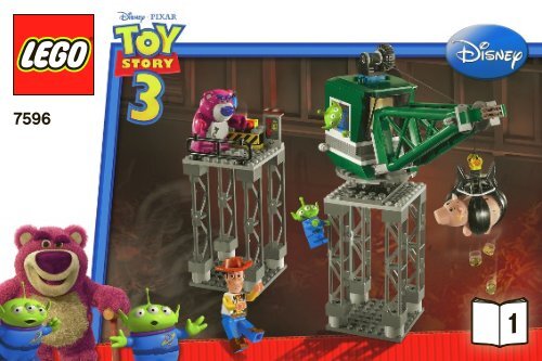 Lego Trash Compactor Escape - 7596 (2010) - Woody and Buzz to the Rescue BI 3002/48 - 7596 V 29 1/2