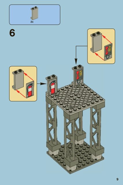 Lego Trash Compactor Escape - 7596 (2010) - Woody and Buzz to the Rescue BI 3002/48 - 7596 V 29 1/2