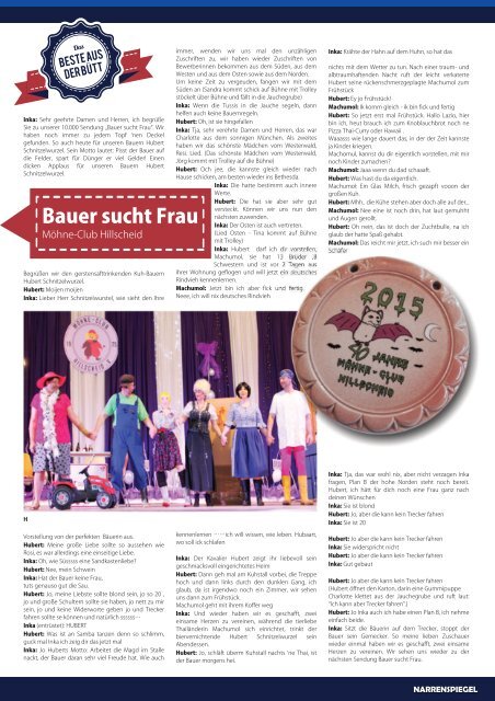 Narrenspiegel 2015 - Fastnachtszeitung für das Kannenbäckerland