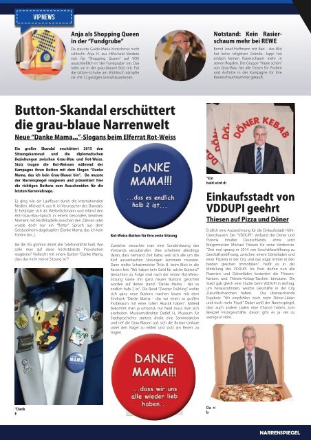 Narrenspiegel 2015 - Fastnachtszeitung für das Kannenbäckerland