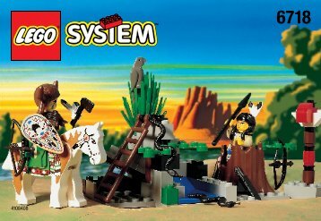 Lego ROCK HIDE WITH SNAKES - 6718 (1997) - BANDIT AT LARGE BI 6718 IN