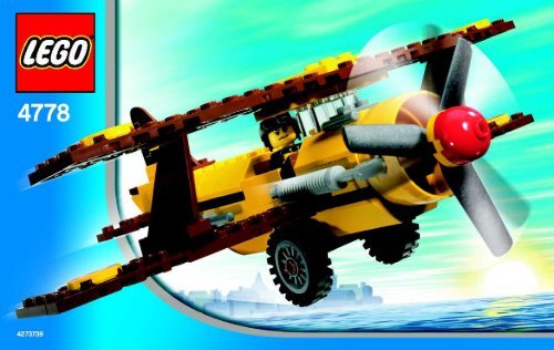 vintage lego airplane
