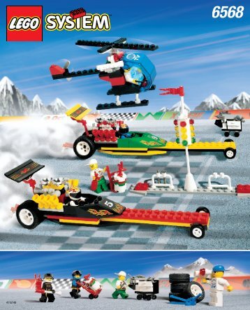 Lego Dragster Raceway - 6568 (1998) - SWAMP RACER BUILDING INSTR. 6568