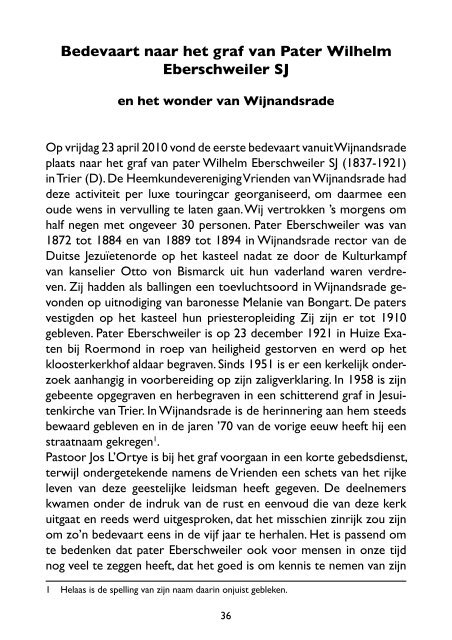 BULLETIN WIJNANDSRADE - Vrienden van Wijnandsrade