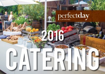 Bankettmappe perfectday Catering 2016