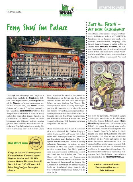 Knallfrosch 2016 - Das KNALLharte Maennermagazin