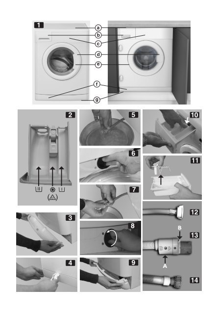 Whirlpool Lave-linge AWOD 2721 - Mode d'emploi - Fran&amp;ccedil;ais