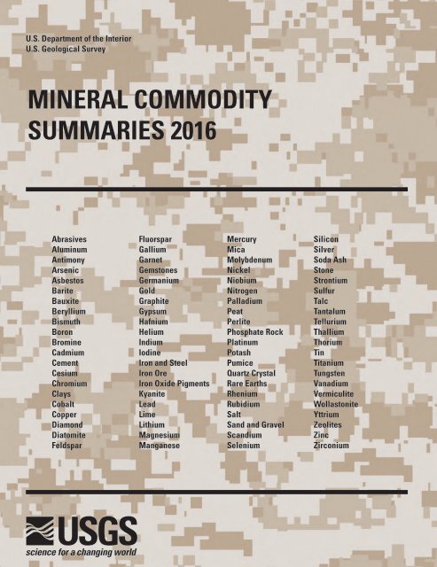 Mineral Commodity Summaries 16