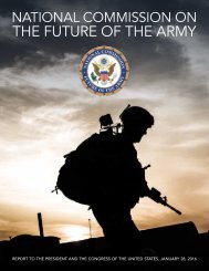 THE FUTURE OF THE ARMY