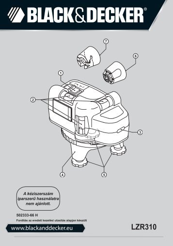 BlackandDecker Laser- Lzr310 - Type 1 - Instruction Manual (la Hongrie)