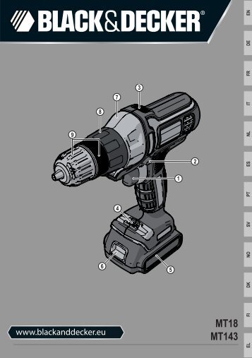 BlackandDecker Multitool- Mt18 - Type 1 - Instruction Manual (EuropÃ©en)