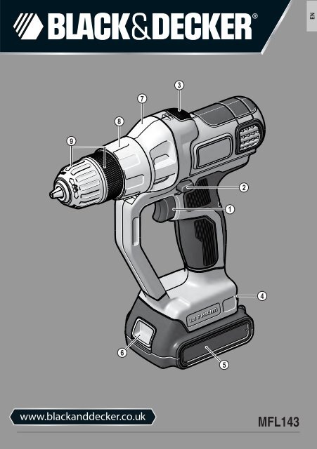 BlackandDecker Multitool- Mfl143 - Type H1 - Instruction Manual (Anglaise)