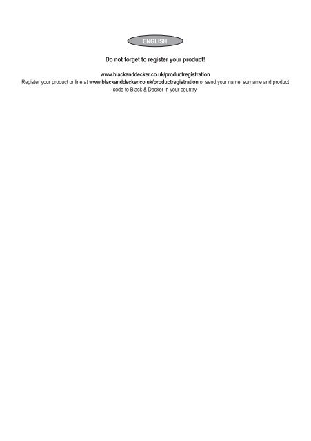 BlackandDecker Multitool- Mfl143 - Type H1 - Instruction Manual (Anglaise)