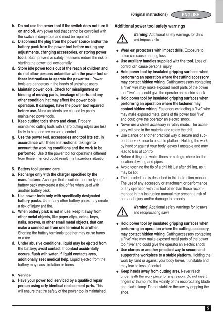 BlackandDecker Multitool- Mfl143 - Type H1 - Instruction Manual (Anglaise)