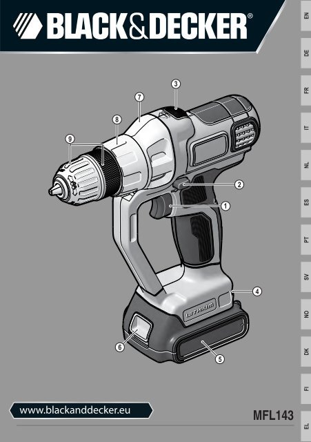 BlackandDecker Multitool- Mfl143 - Type H1 - Instruction Manual (Europ&eacute;en)