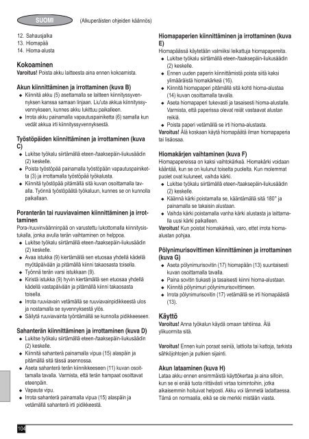 BlackandDecker Multitool- Mfl143 - Type H1 - Instruction Manual (Europ&eacute;en)