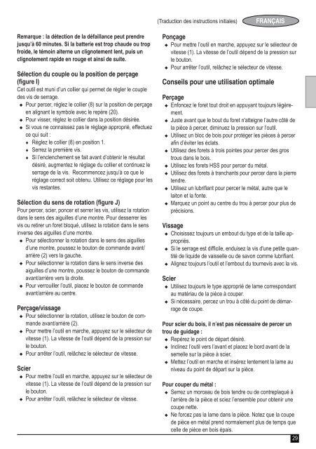 BlackandDecker Multitool- Mfl143 - Type H1 - Instruction Manual (Europ&eacute;en)