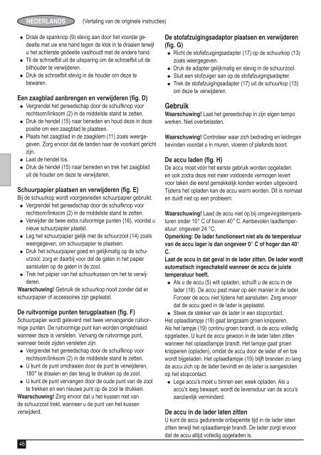 BlackandDecker Multitool- Mfl143 - Type H1 - Instruction Manual (Europ&eacute;en)