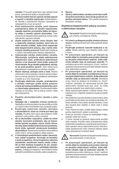 BlackandDecker Multitool- Mfl143 - Type H1 - Instruction Manual (Slovaque)