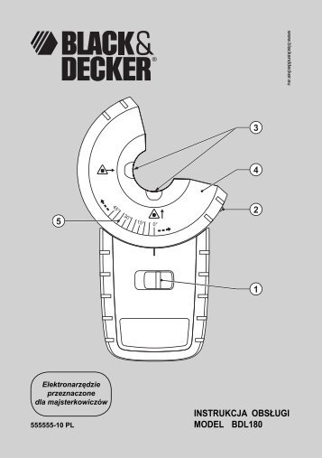 BlackandDecker Laser- Bdl180 - Type 1 - Instruction Manual (Pologne)