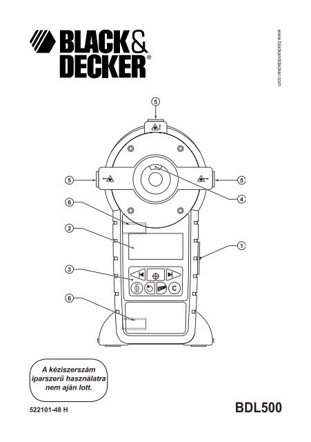 BlackandDecker Laser- Bdl500m - Type 1 - Instruction Manual (la Hongrie)