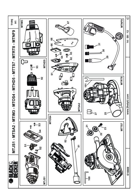 BlackandDecker Multitool- Mt143 - Type H1 - Instruction Manual (Estonie)