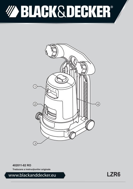 BlackandDecker Laser- Lzr6 - Type 1 - Instruction Manual (Roumanie)