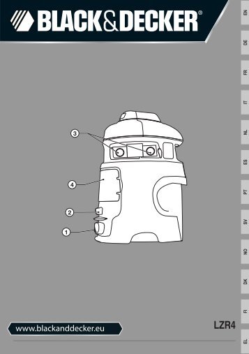 BlackandDecker Laser- Lzr4 - Type H1 - Instruction Manual (EuropÃ©en)