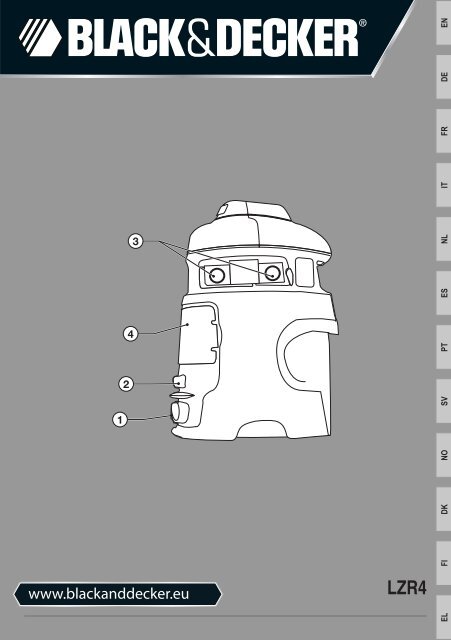 BlackandDecker Laser- Lzr4 - Type H1 - Instruction Manual (Europ&eacute;en)