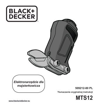 BlackandDecker Lame Coupante- Mts12 - Type H1 - Instruction Manual (Pologne)