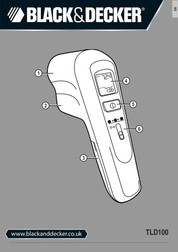 BlackandDecker Detecteur De Fuite Thermique- Tld100 - Type 1 - Instruction Manual (Anglaise)