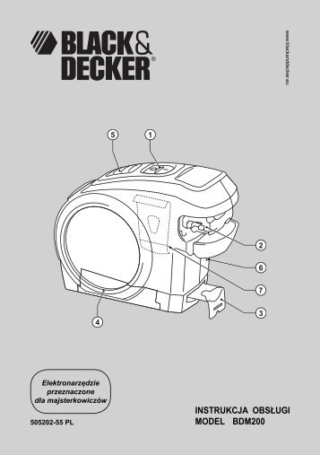 BlackandDecker Metre A Ruban Automatique- Bdm200l - Type 1 - Instruction Manual (Pologne)