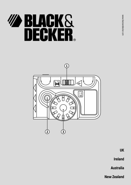 BLACK & DECKER BDS200-XJ Detector manual de tuberías y cables