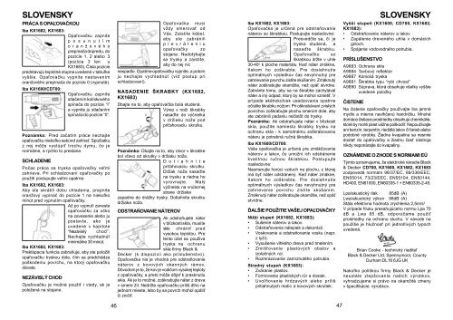 BlackandDecker Pistolet Thermique- Kx1600 - Type 1 - Instruction Manual (Europ&eacute;en Oriental)