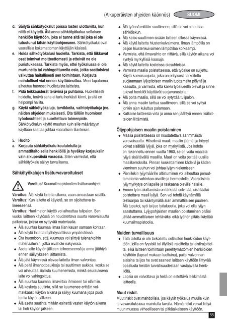 BlackandDecker Pistolet Thermique- Kx1650 - Type 1 - Instruction Manual (Europ&eacute;en)