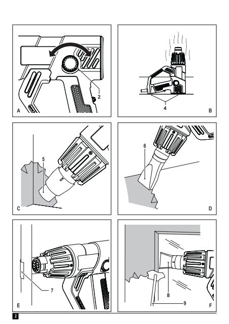 BlackandDecker Pistolet Thermique- Kx2001 - Type 1 - Instruction Manual (Europ&eacute;en)