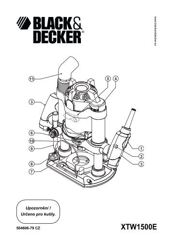 BlackandDecker Toupille- Xtw1500e - Type 1 - Instruction Manual (TchÃ¨que)