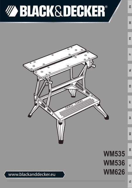 BlackandDecker Workmate- Wm535 - Type 11 - Instruction Manual (Europ&eacute;en)