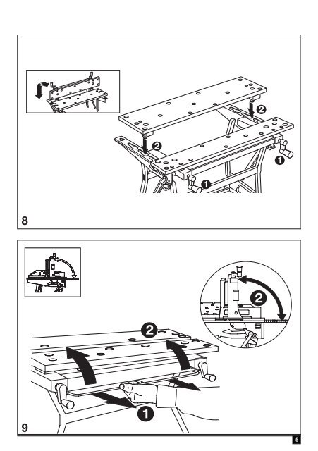 BlackandDecker Workmate- Wm550 - Type 13 - Instruction Manual (Europ&eacute;en)