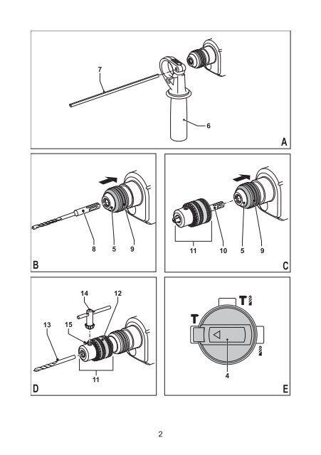 BlackandDecker Marteau Rotatif- Kd860 - Type 1 - Instruction Manual (Tch&egrave;que)