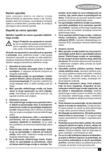BlackandDecker Marteau Rotatif- Kd990 - Type 2 - Instruction Manual (Balkans)